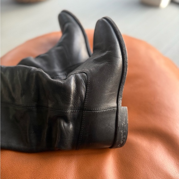 Isabel Marant Womens EU 38 Black Leather Riding Boots - Picture 9 of 12